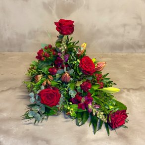 Bredekoration, varme farver