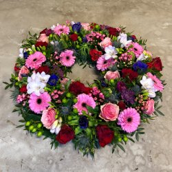 Lav Brekrans i farverige nuancer 