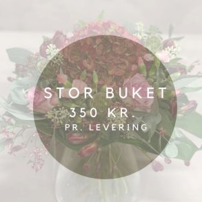 Blomsterabonnement - Gratis levering ved min. 3 leveringer