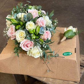 Brudebuket & knaphulsbuketter 